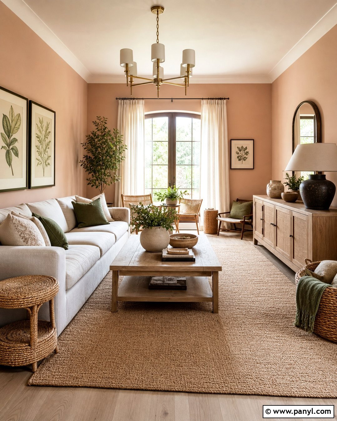 Peach Room Walls - 35 Aesthetic Room Wall Color Ideas