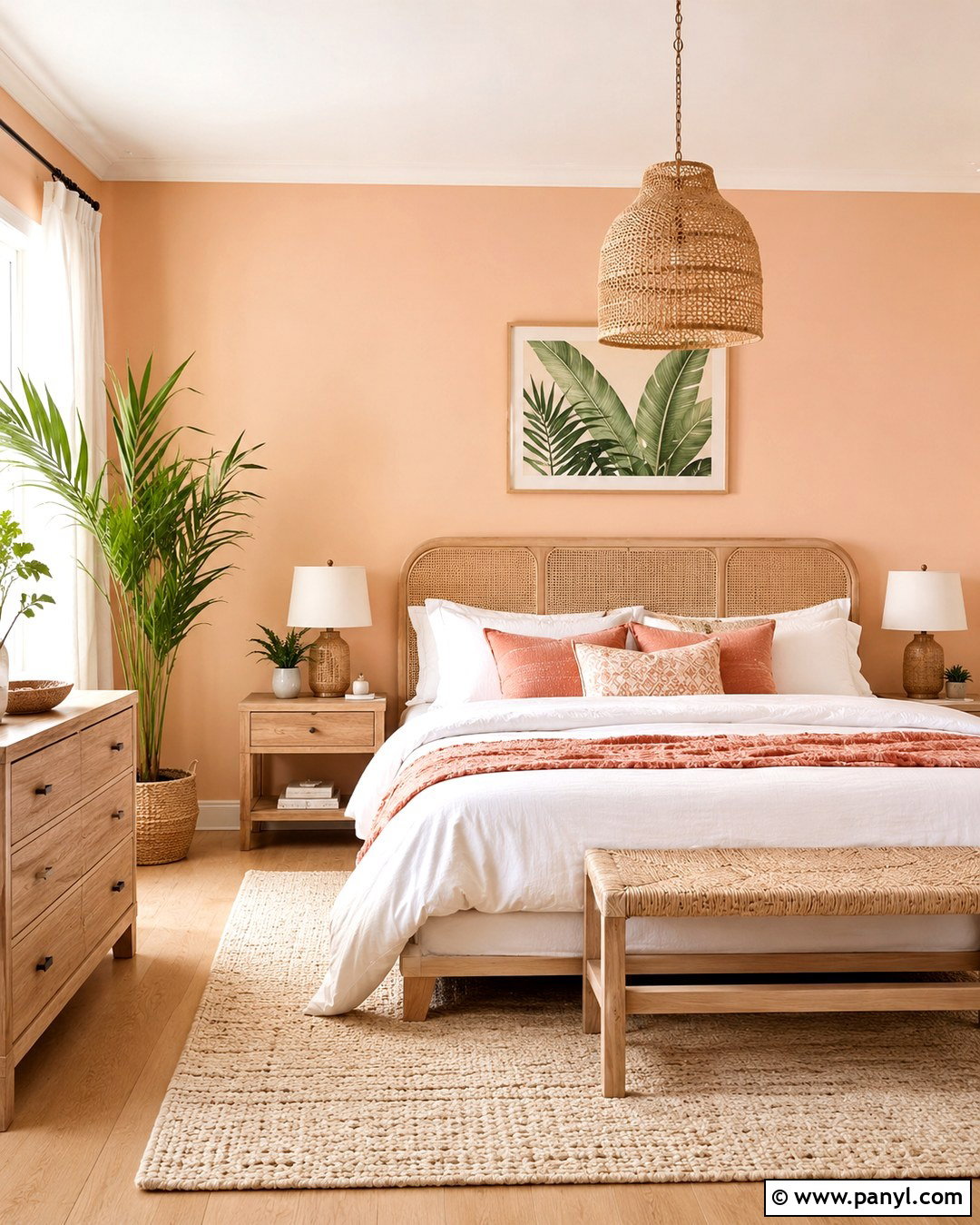 Peach Room - 20 Cute Colours To Paint Your Room Ideas