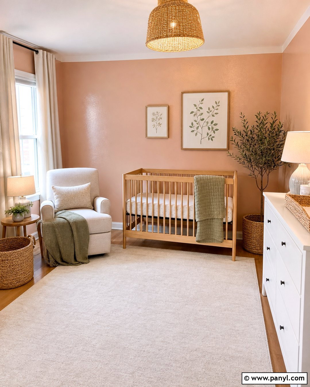 Peach Semi Gloss Nursery Walls - 30 Semi Gloss Paint On Walls