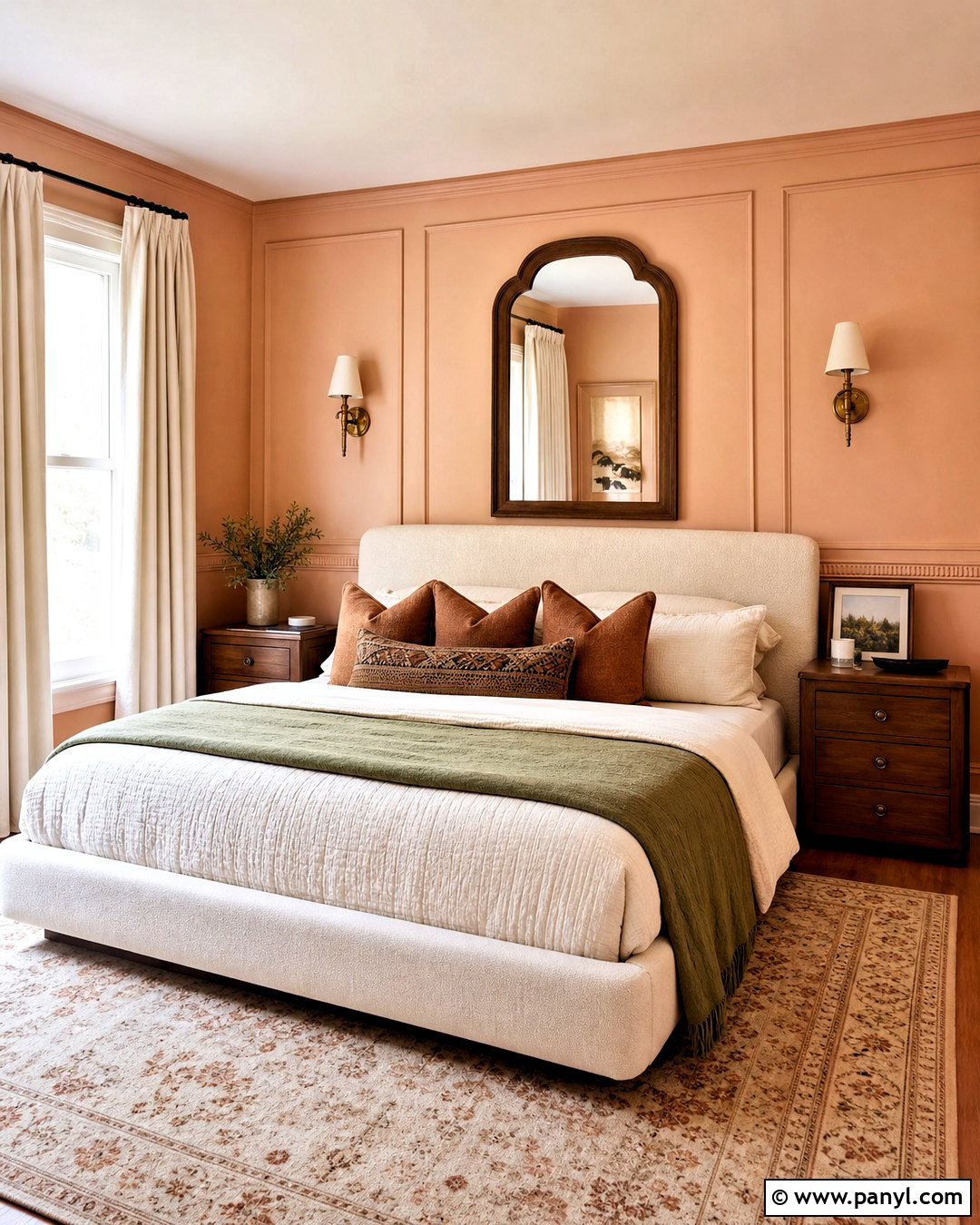 Peach Small Bedroom - 20 small bedroom colour ideas