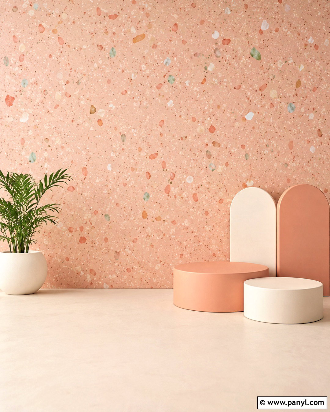 Peach Terrazzo Background - 20 peachy background ideas