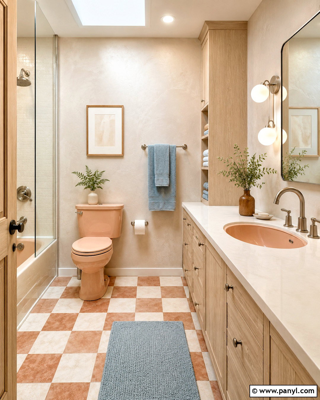 Peach Toilet Bathroom - 35 Toilet Color Ideas