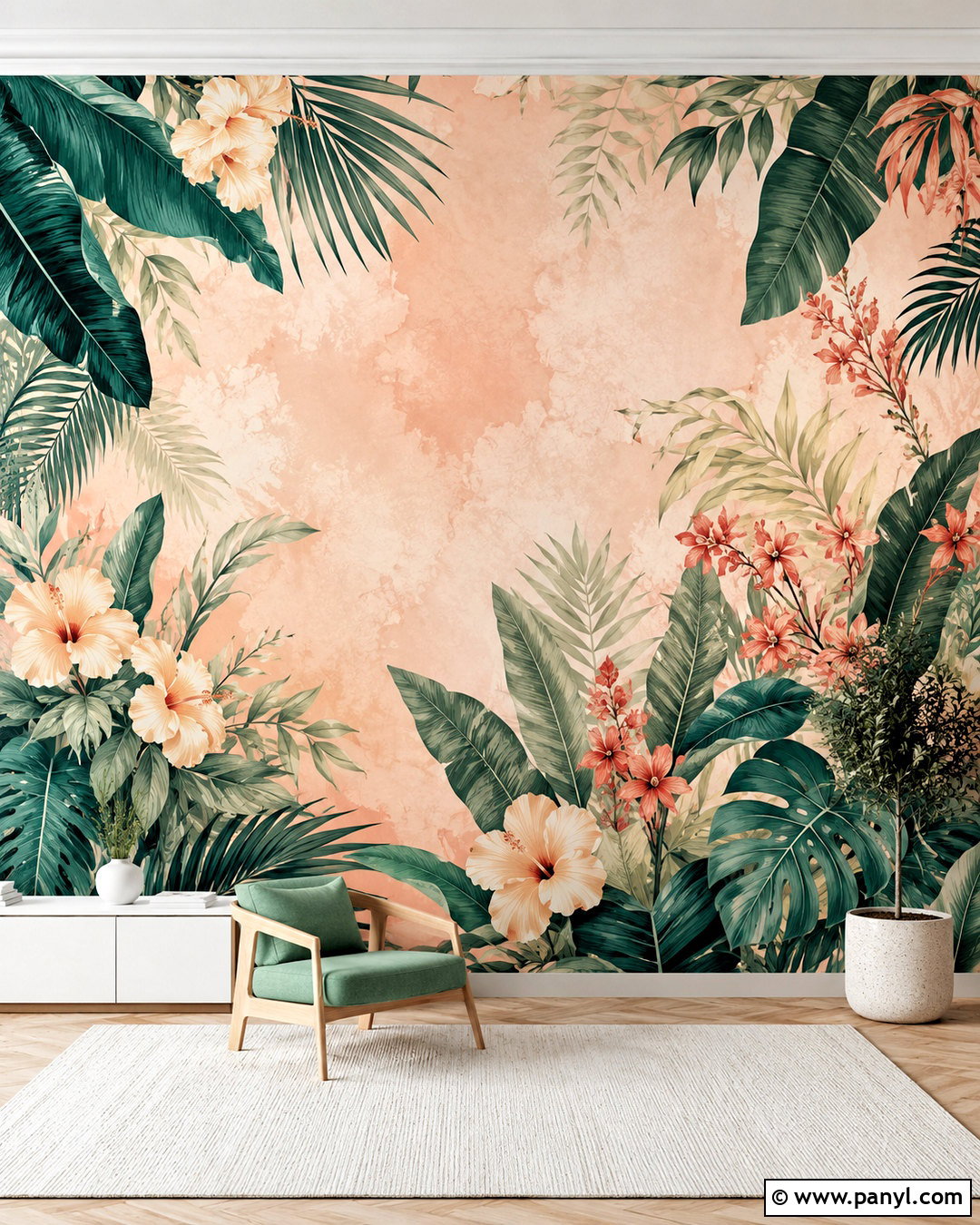 Peach Tropical Background Wallpaper - 20 peach background wallpapers
