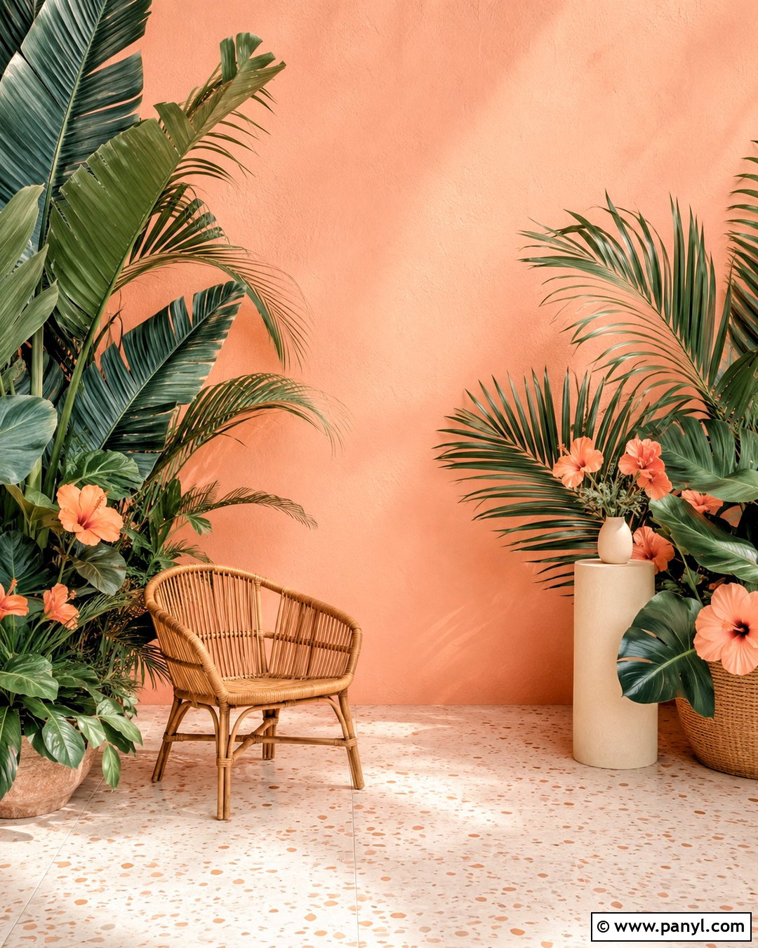 Peach Tropical Background - 20 peachy background ideas