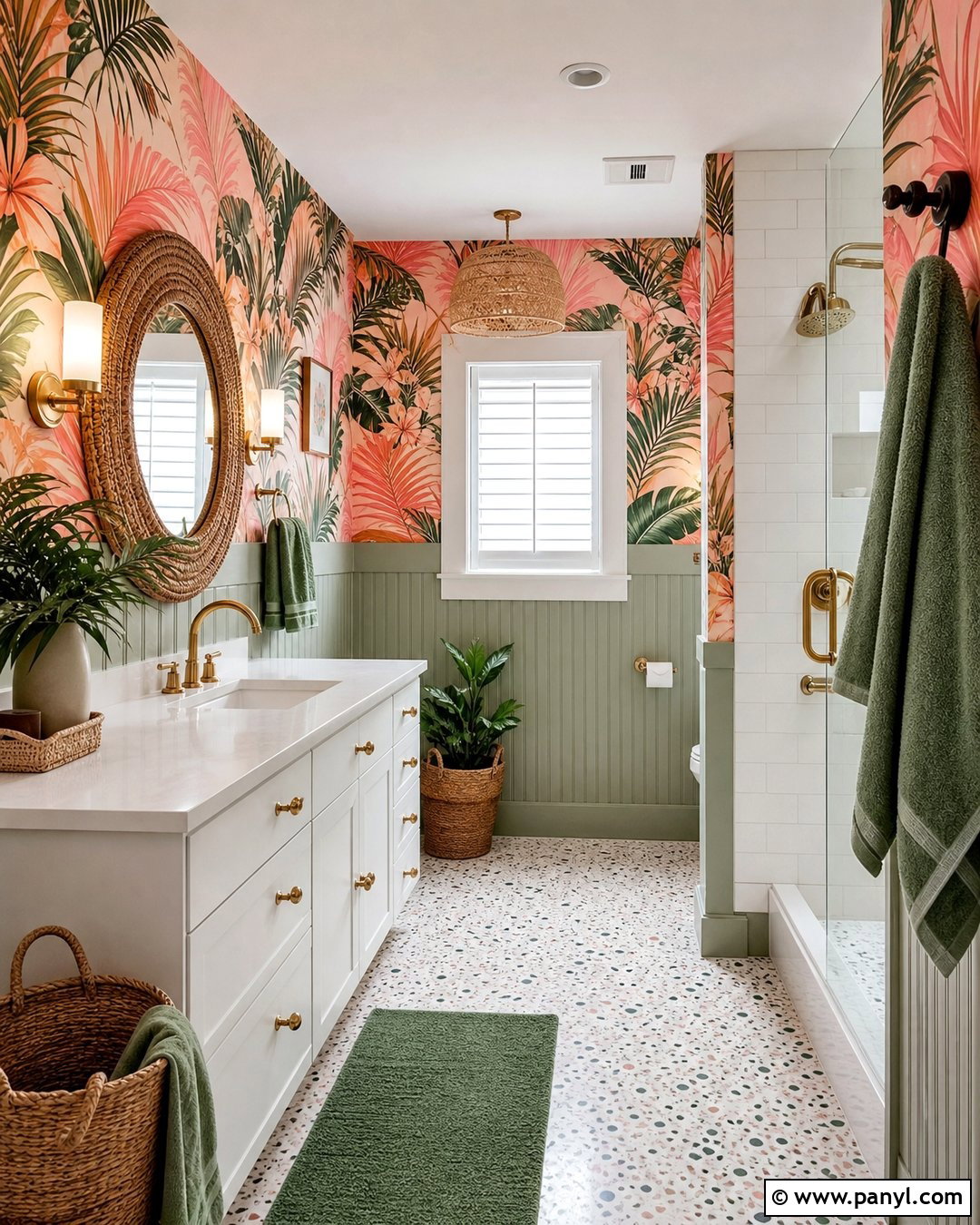 Peach Tropical Wallpaper Bathroom - 35 Peach Color Wallpaper Aesthetic Ideas
