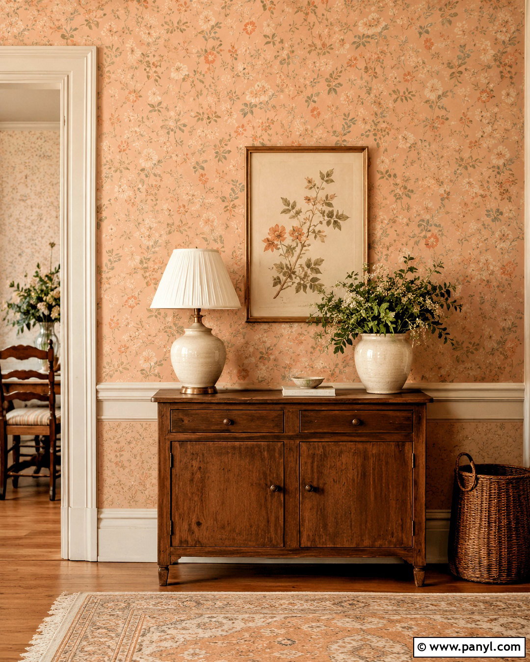 Peach Vintage Wallpaper Background - 20 peachy background ideas