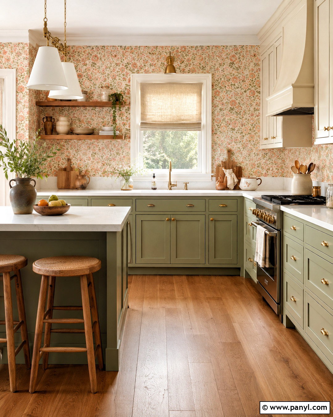 Peach Vintage Wallpaper Kitchen - 20 peach color wallpaper ideas