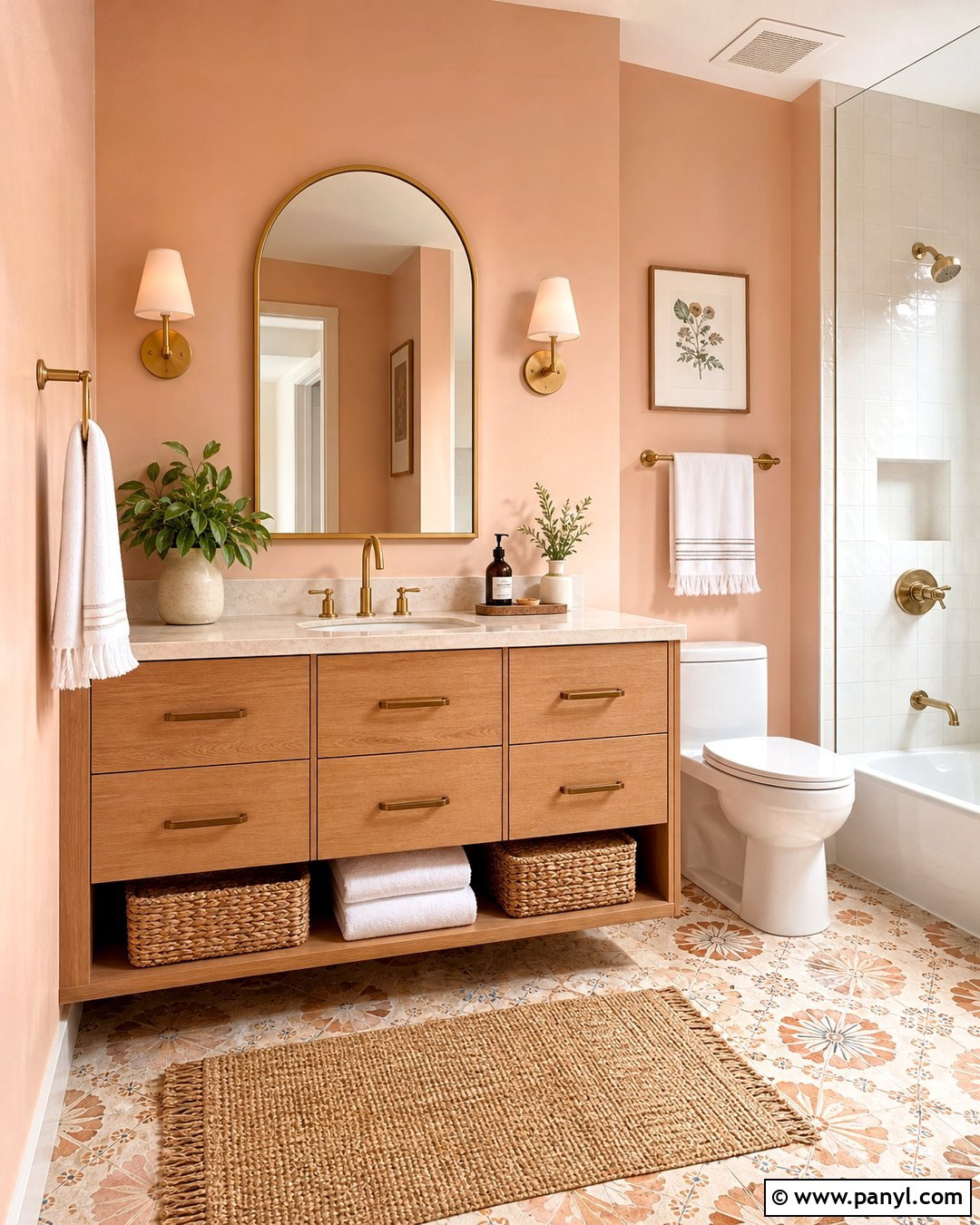 Peach Wall Color - 35 Best Wall Colors