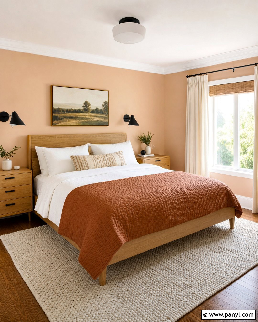 Peach Wall Color - 50 wall color ideas