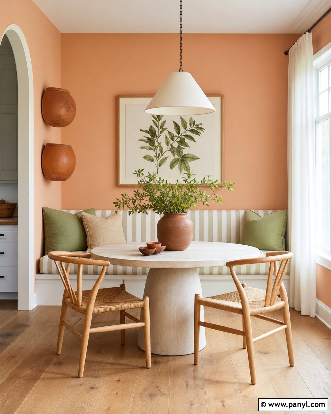 Peach Wall Color - 30 cute wall colors