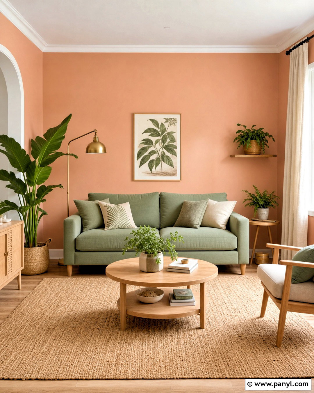 Peach Wall Paint With Sage Green - 20 peach wall paint ideas