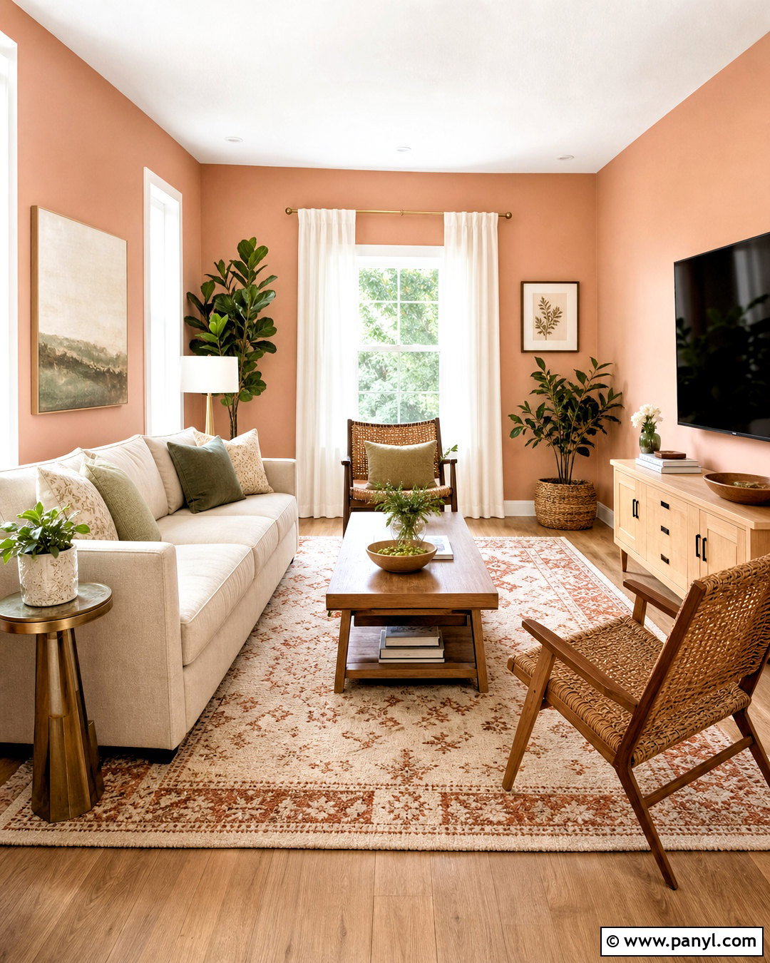 Peach Wall Paint - 20 painting colours for walls