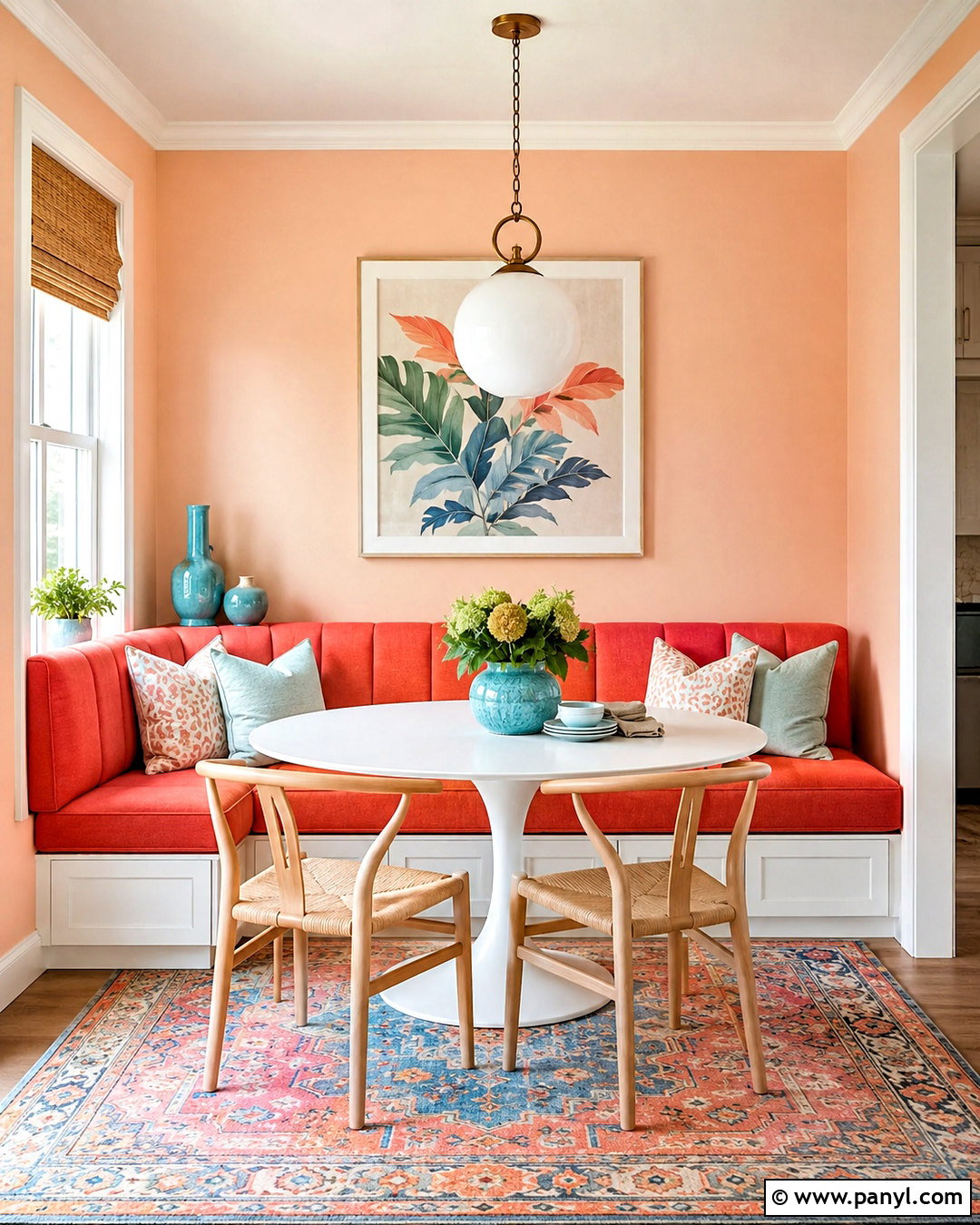 Peach Walls With Coral - 20 What Color Goes With Peach Walls