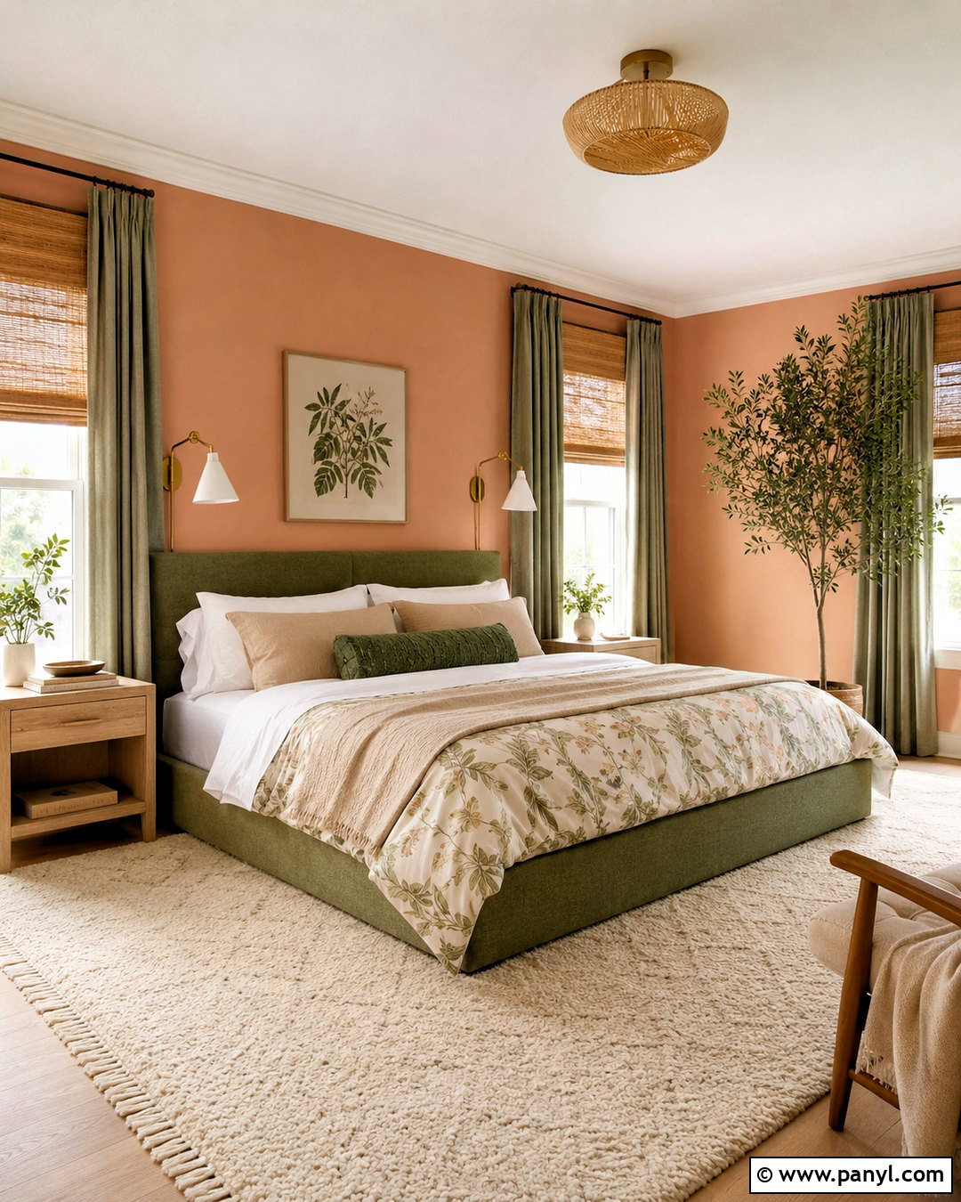 Peach Walls With Sage Green - 20 What Color Goes With Peach Walls