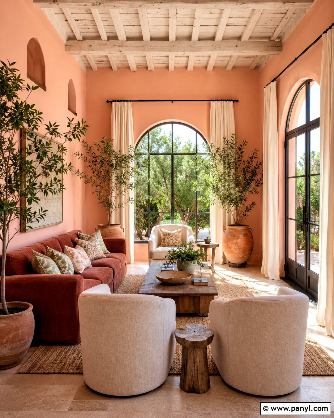 Peach Walls With Terracotta - 20 What Color Goes With Peach Walls