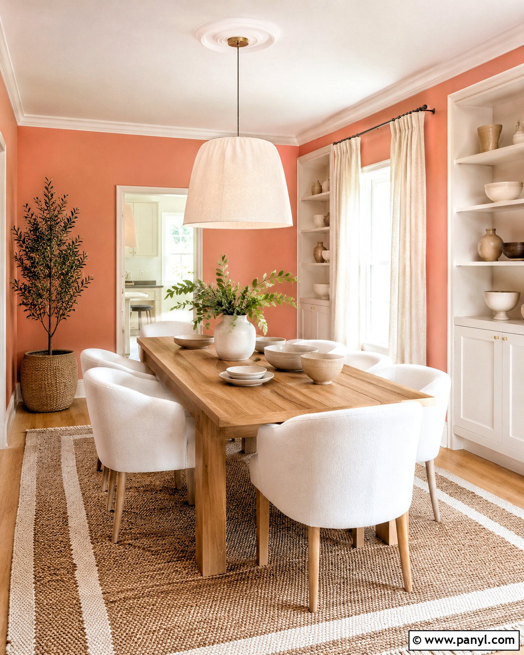 Peach Walls With Warm White - 20 What Color Goes With Peach Walls
