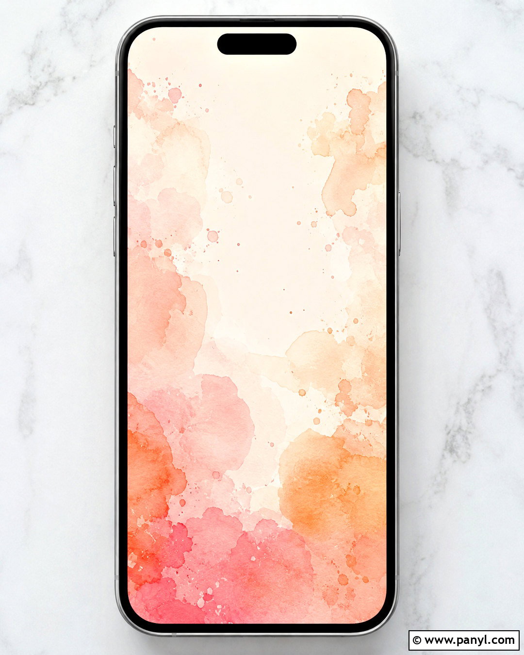 Peach Watercolor Lockscreen - 20 peach lockscreen ideas