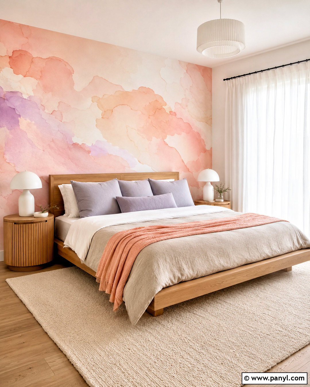 Peach Watercolor Wallpaper Bedroom - 20 peachy aesthetic wallpaper ideas