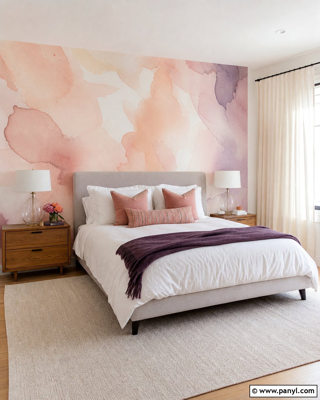 Peach Watercolor Wallpaper Bedroom - 35 Peach Color Wallpaper Aesthetic Ideas