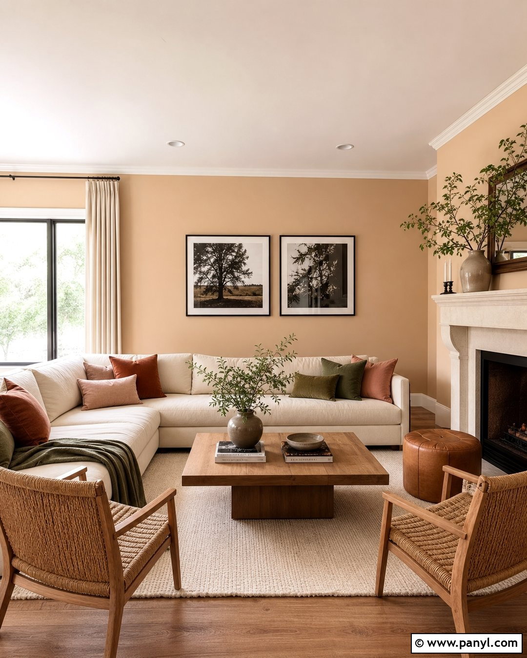 Peachy Beige Wall Color - 30 cute wall colors