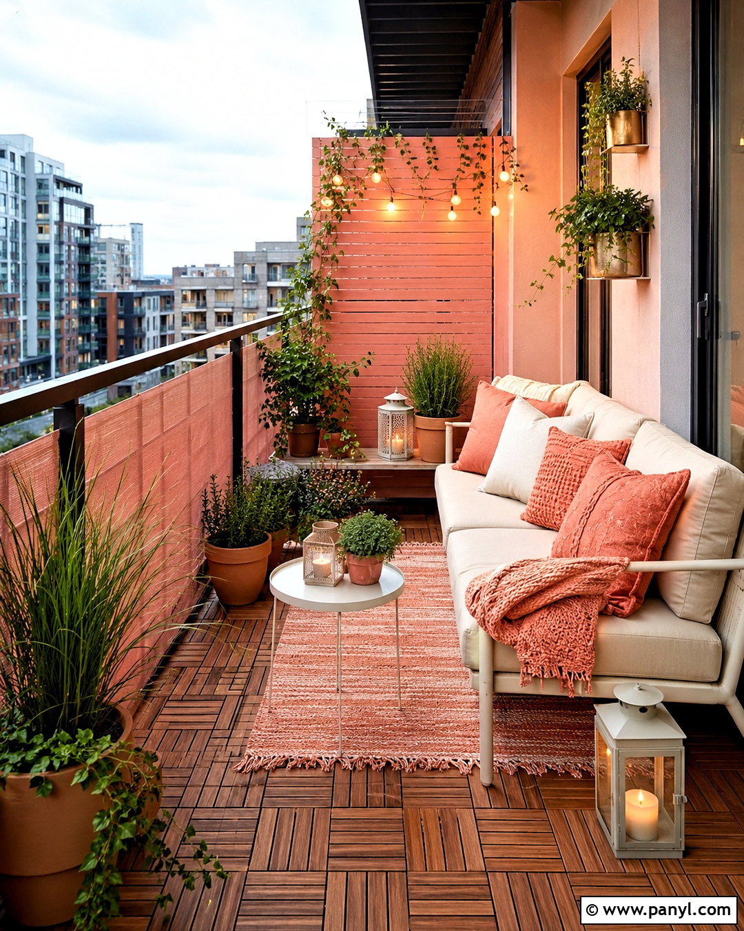 Peachy Pink Balcony - 20 peachy pink aesthetic ideas