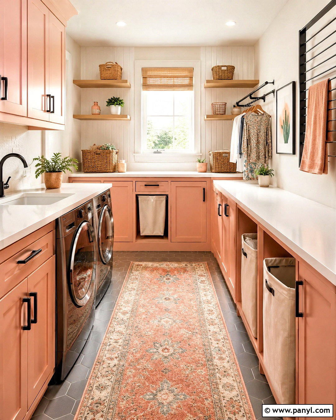 Peachy Pink Laundry Room - 20 peachy pink aesthetic ideas