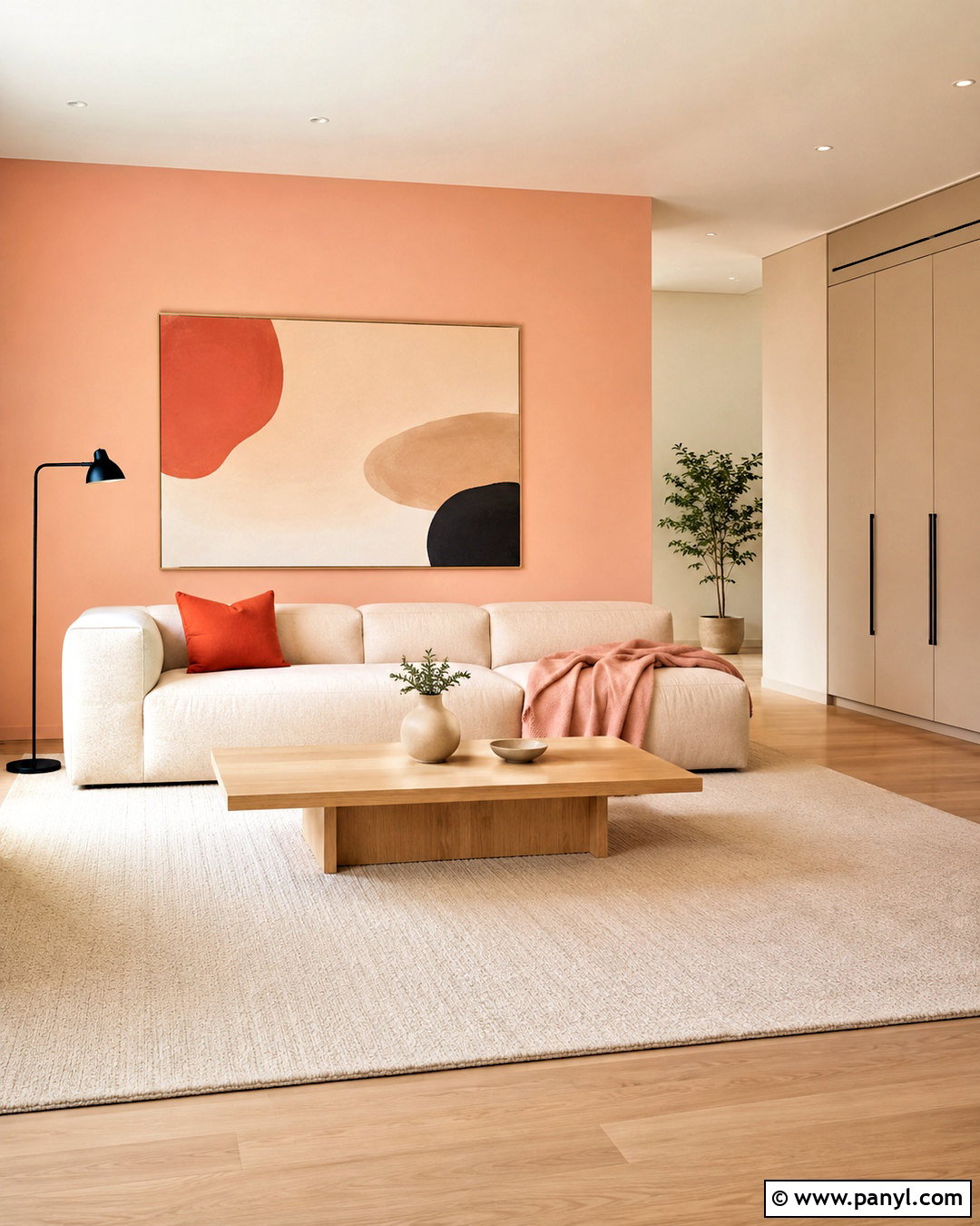 Peachy Pink Minimalist Room - 20 peachy pink aesthetic ideas