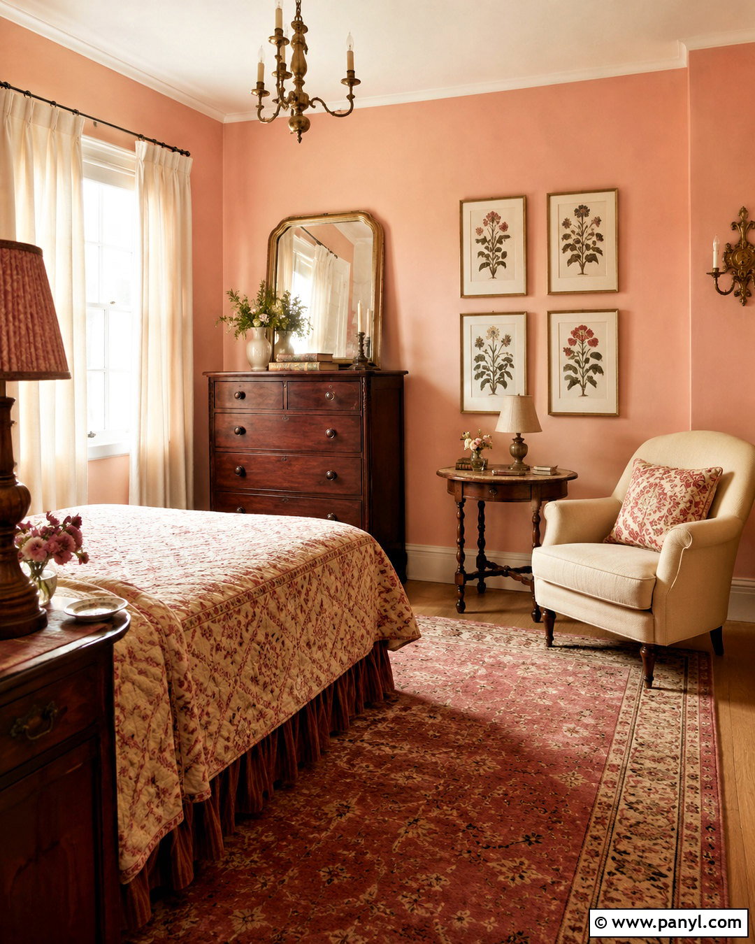 Peachy Pink Vintage Room - 20 peachy pink aesthetic ideas
