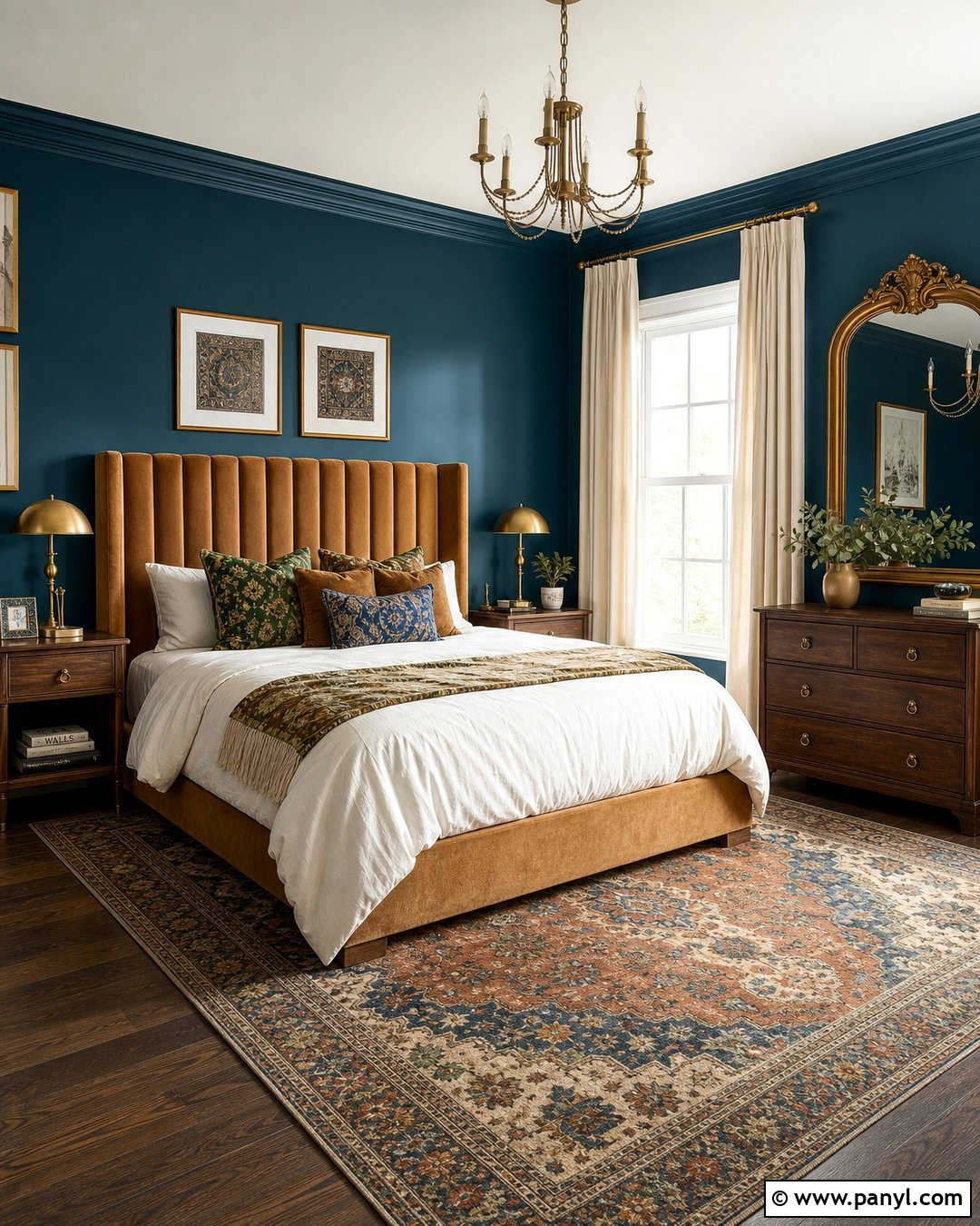 Peacock Blue Bedroom - 30 blue wall colors bedroom ideas