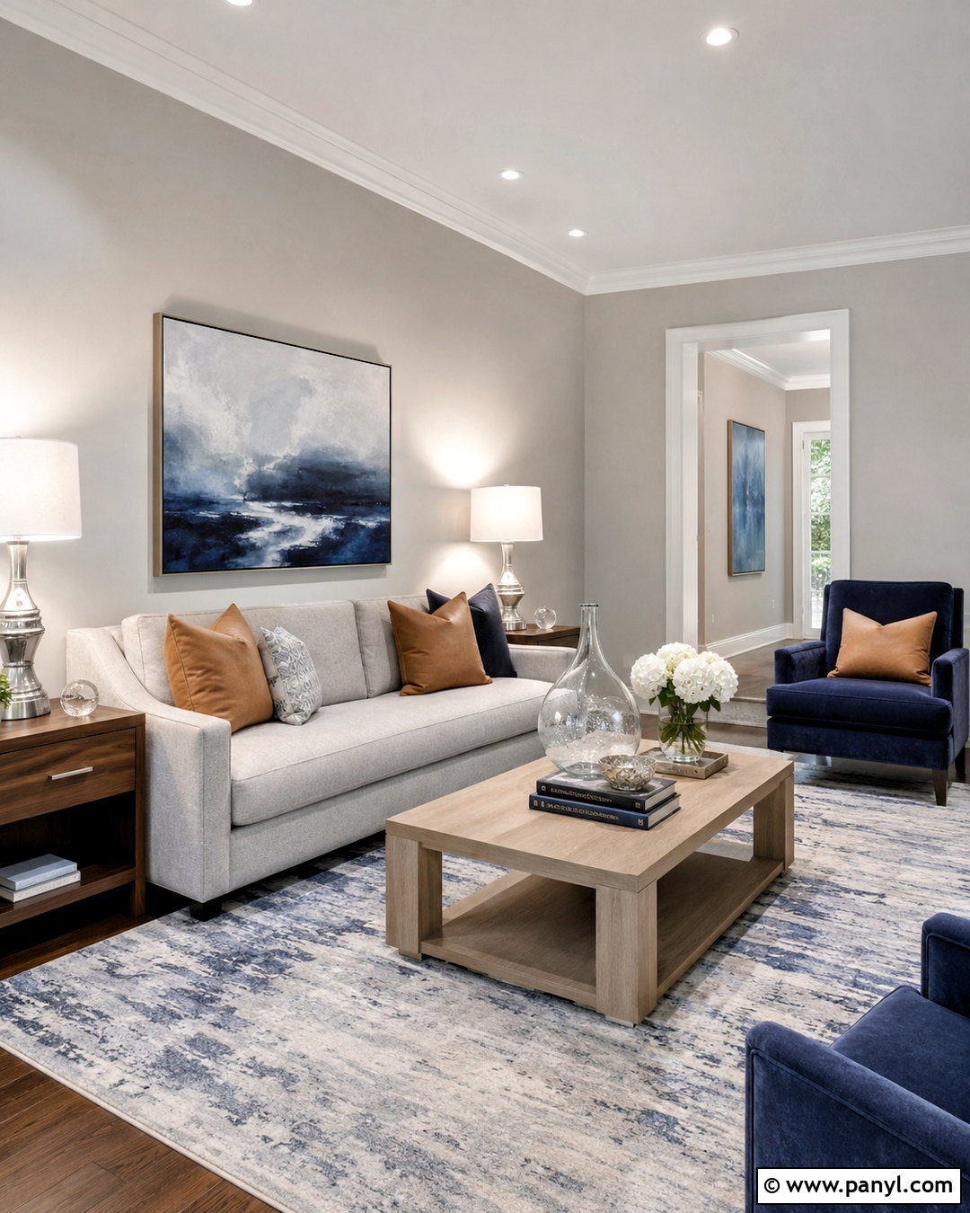 Pearl Gray Living Room Walls - 20 light wall colors for living room ideas