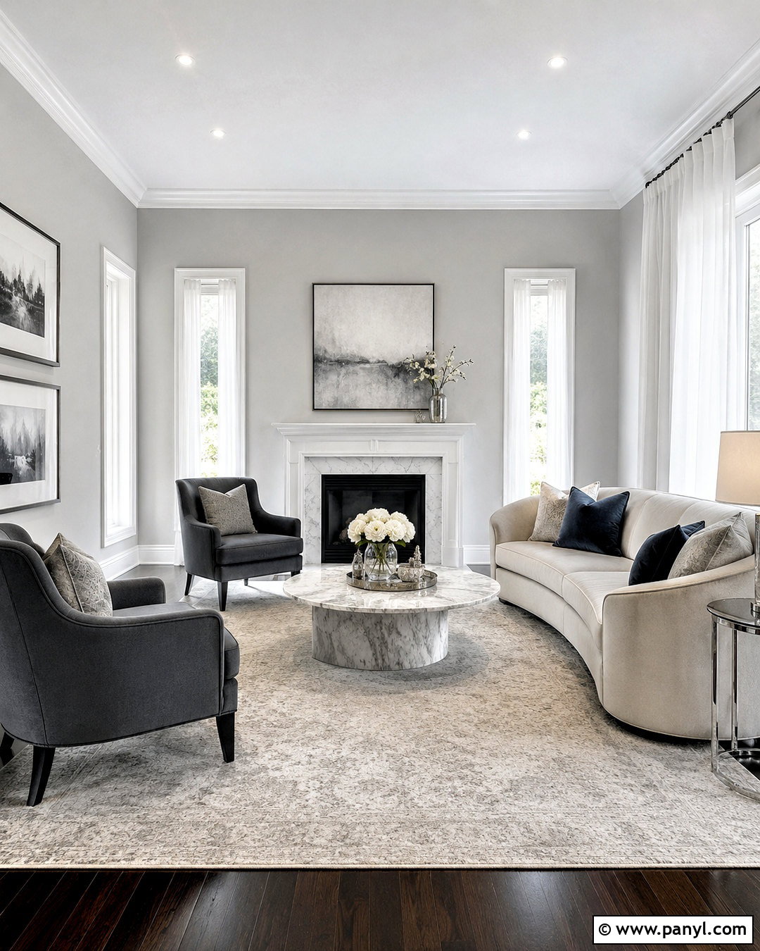 Pearl Gray Paint Color - 20 light neutral paint colors