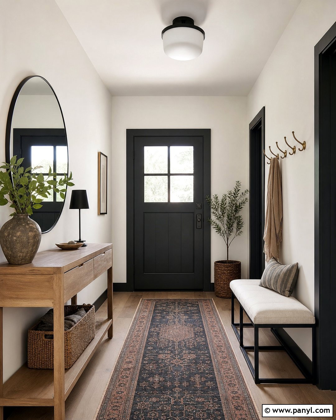 Pearl White Walls With Black Trim - 20 Pearl White Walls