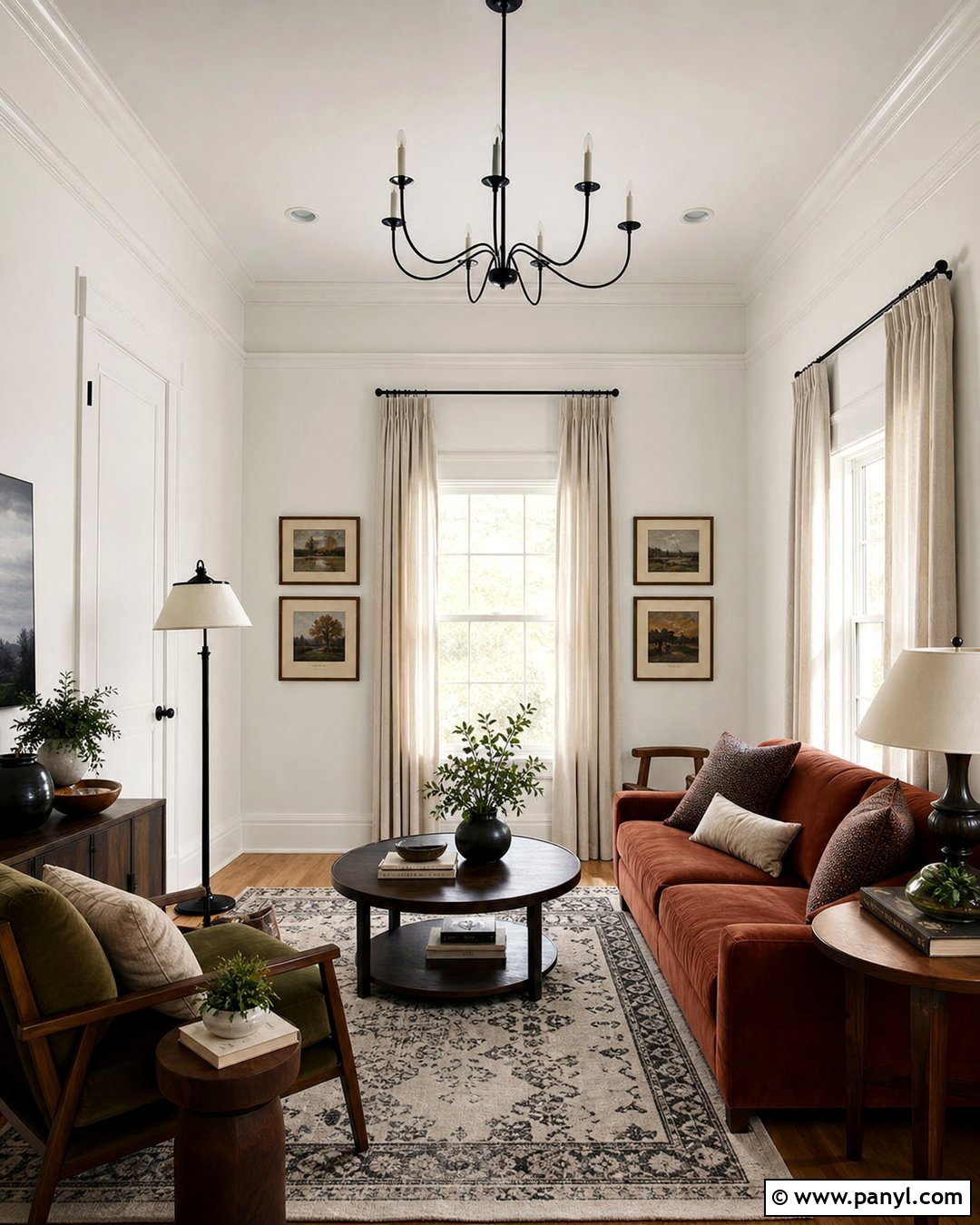 Pearly White Color Drenched Room - 25 Pearly White Sherwin Williams Walls