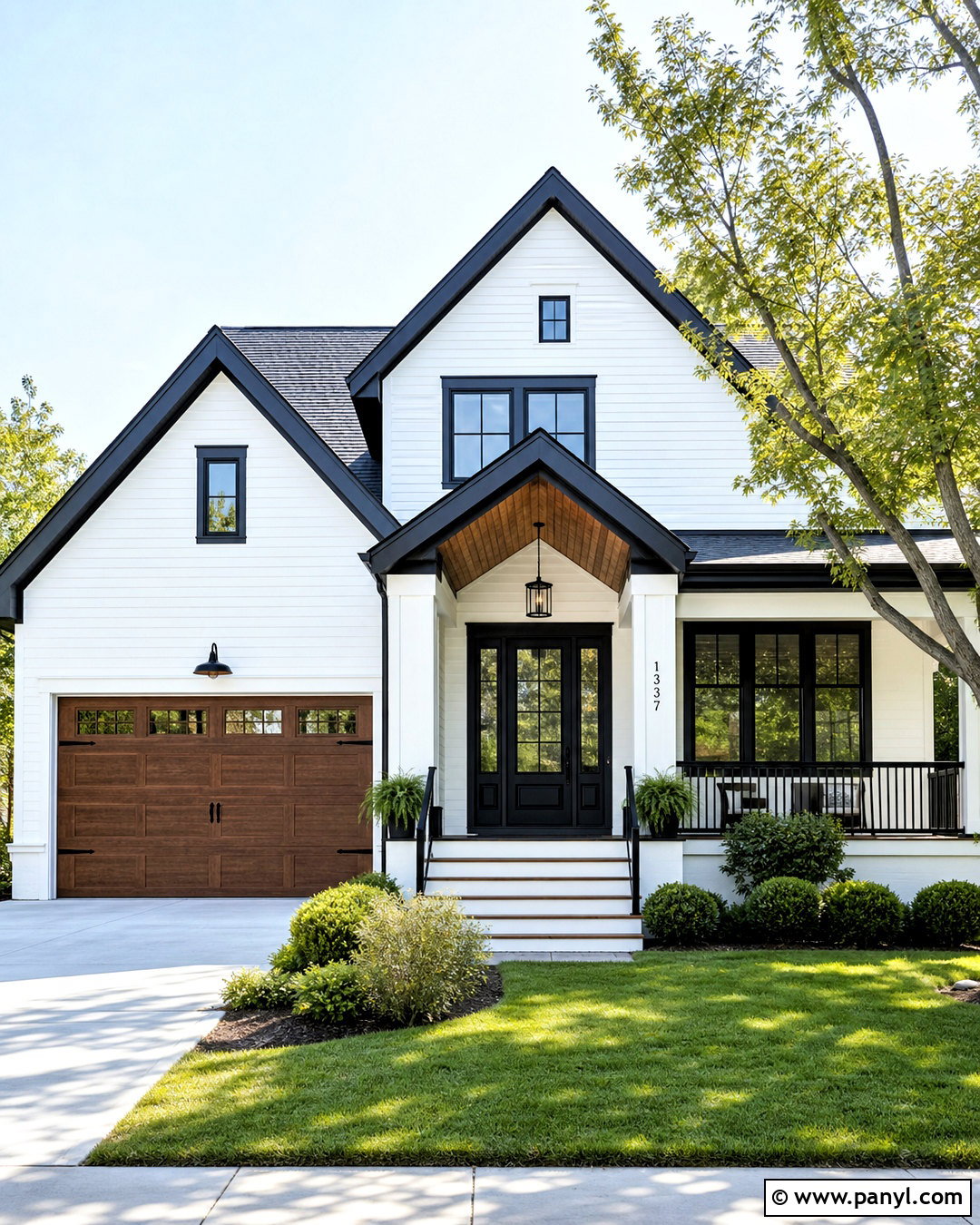 Pearly White Exterior With Black Trim - 20 sherwin williams pearly white ideas