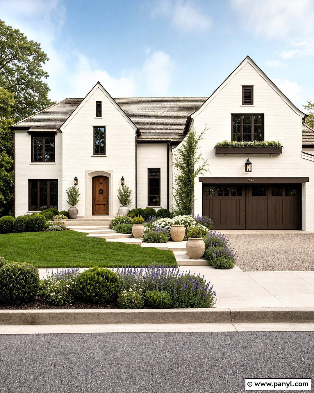 Pearly White Exterior With Bronze Accents - 20 sherwin williams pearly white ideas