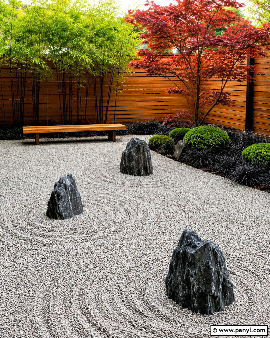 Pebble Stone Zen Garden - 20 pebble stone ideas