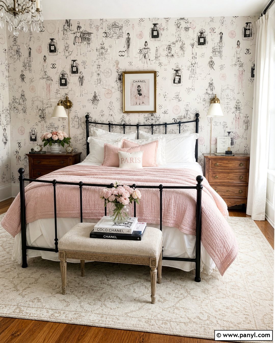 Peel And Stick Chanel Wallpaper Bedroom - 35 chanel wallpaper vintage ideas