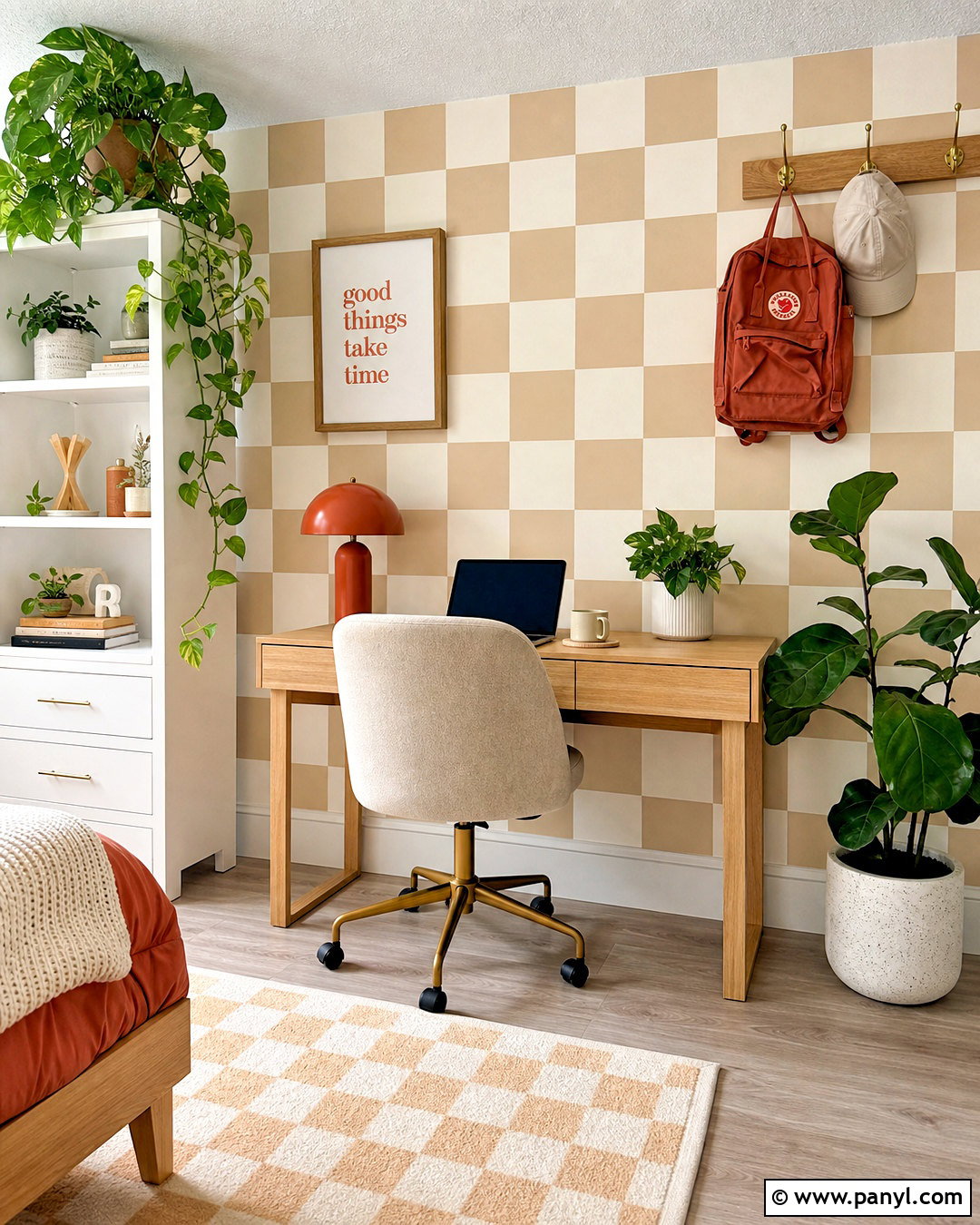 Peel And Stick Checkered Accent Wall - 20 checkered accent wall ideas