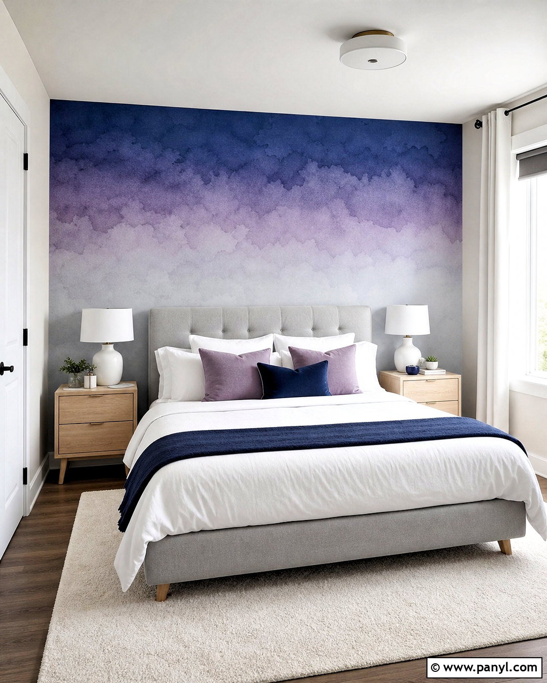 Peel-And-Stick Gradient Wall - 20 gradient wall ideas