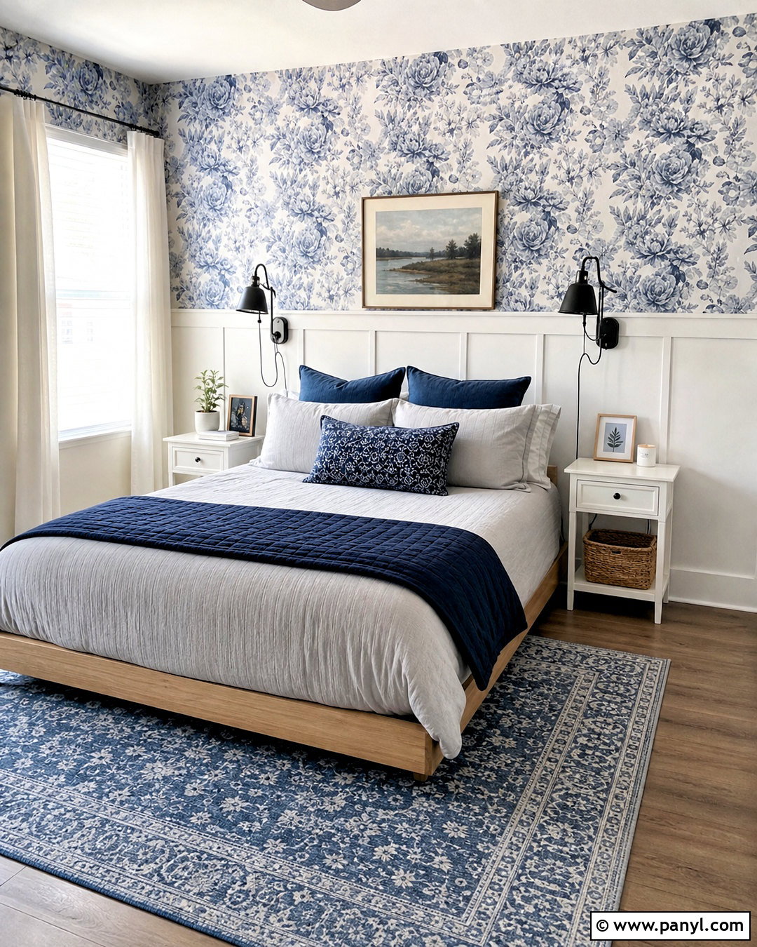 Peel And Stick Half Wall Wallpaper For Renters - 20 half wall wallpaper ideas