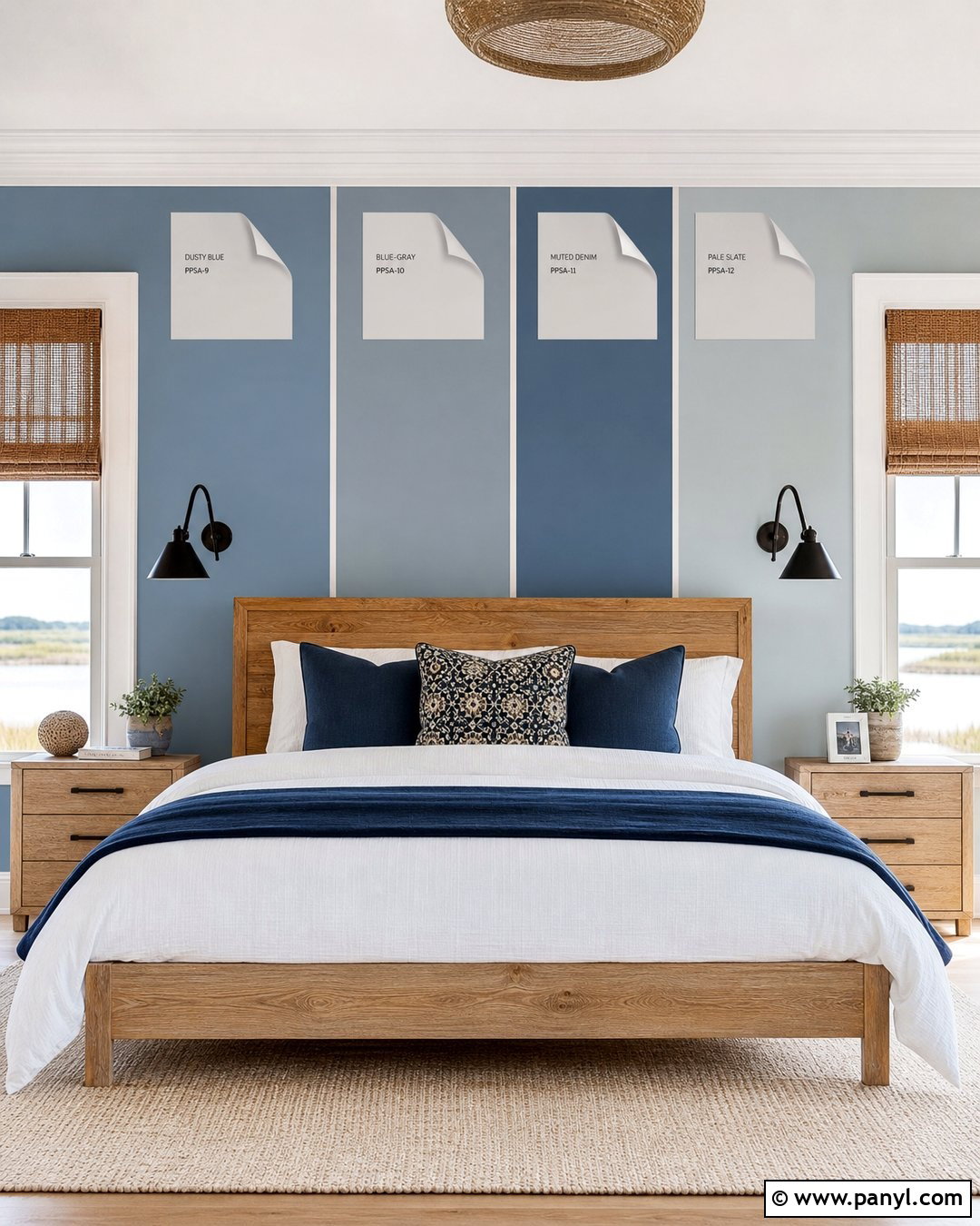 Peel And Stick Paint Samples In Bedroom - 25 Paint Samples On Wall Ideas