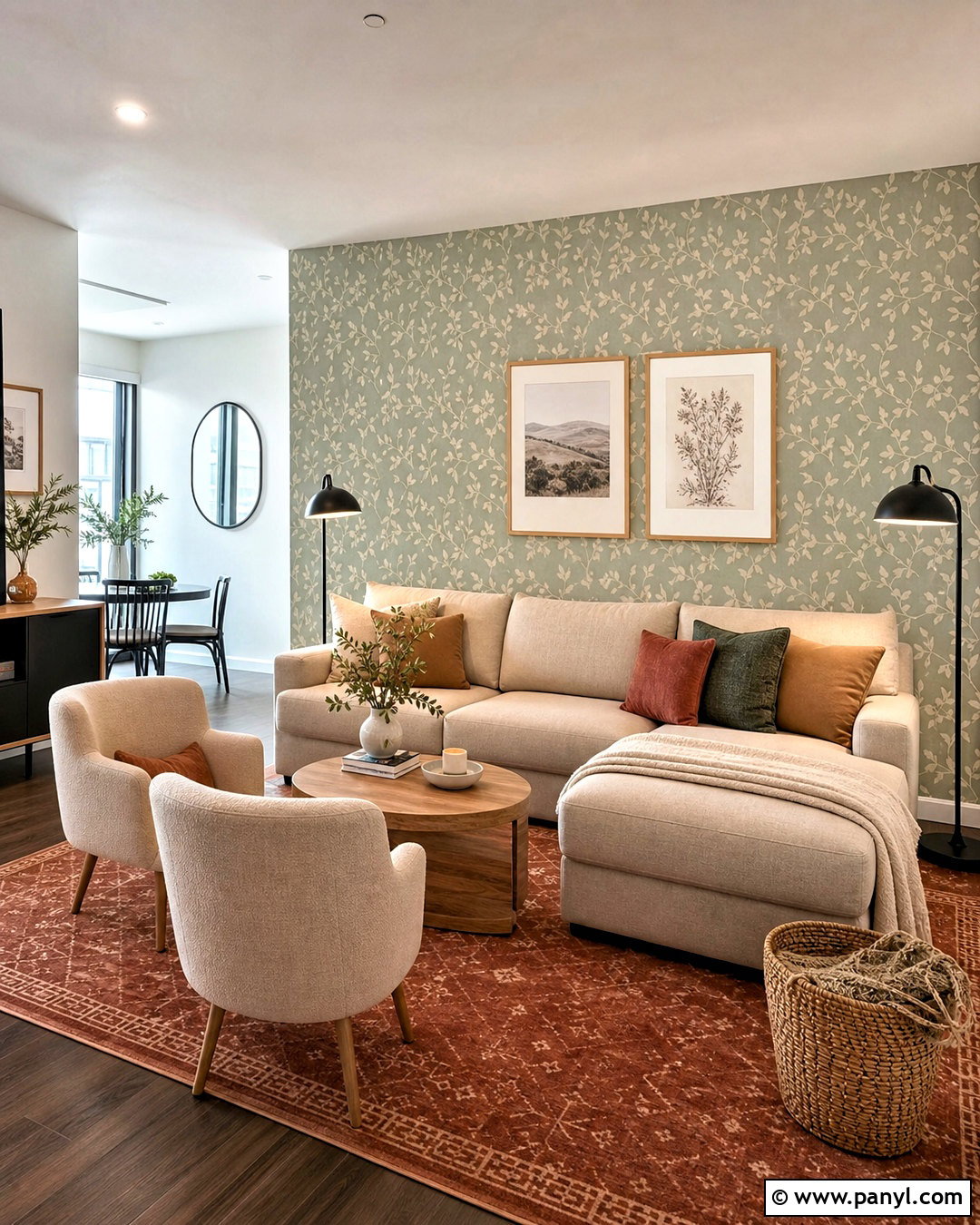 Peel And Stick Wallpaper Living Room - 20 wallpaper backgrounds living room ideas