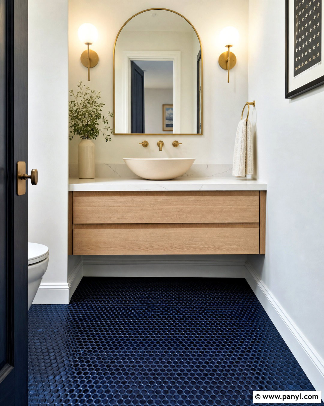 Penny Round Tile Pattern - 20 flooring pattern design tiles
