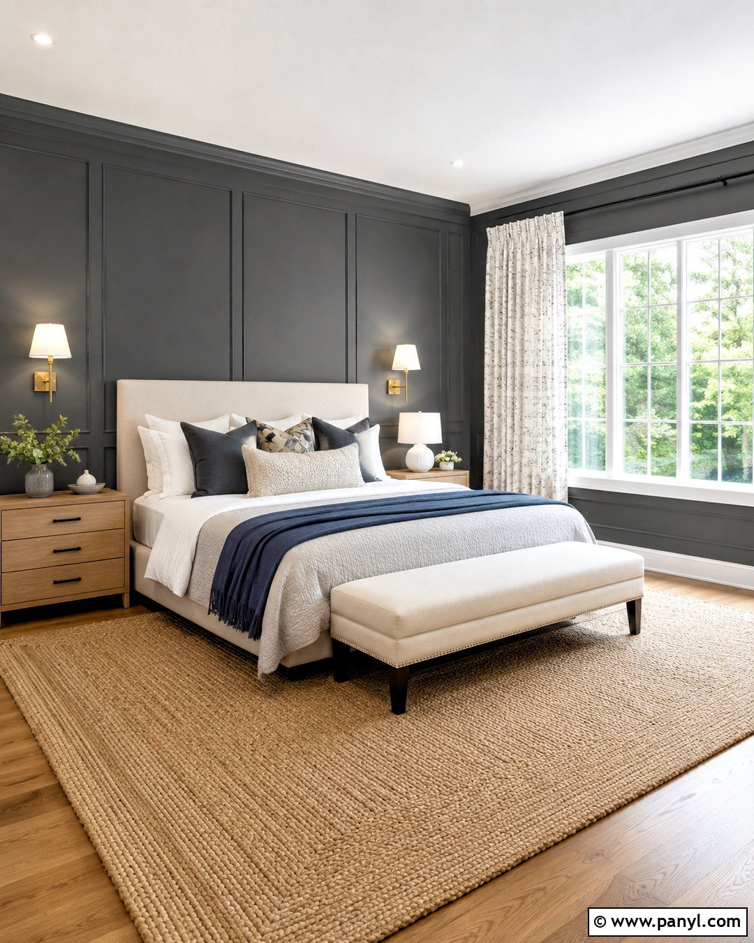 Peppercorn Bedroom With White Bedding - 20 iron ore vs peppercorn ideas