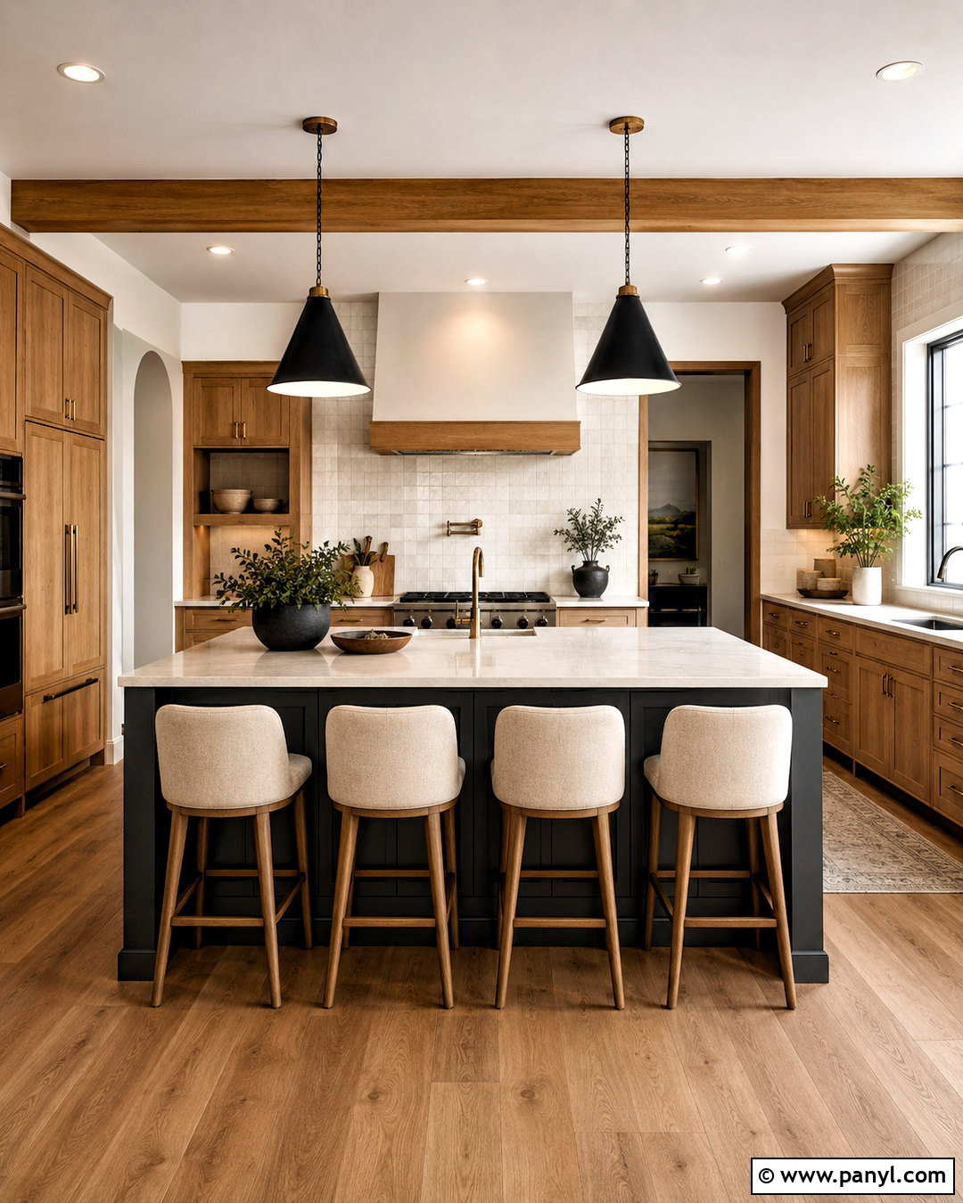 Peppercorn Kitchen Island With Oak Cabinets - 20 iron ore vs peppercorn ideas