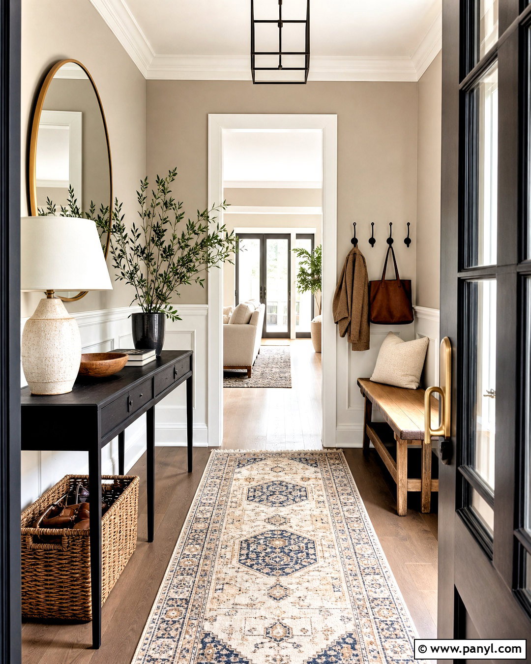 Perfect Greige Entryway - 20 sw greige paint colors