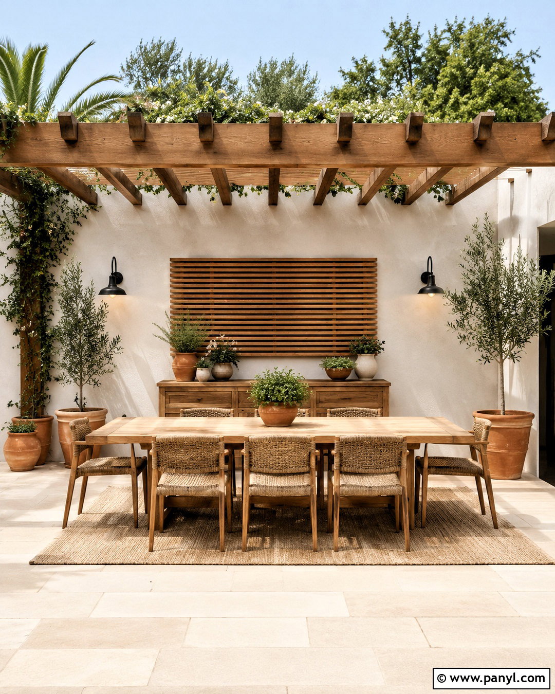 Pergola Outside Wall - 20 outside wall ideas