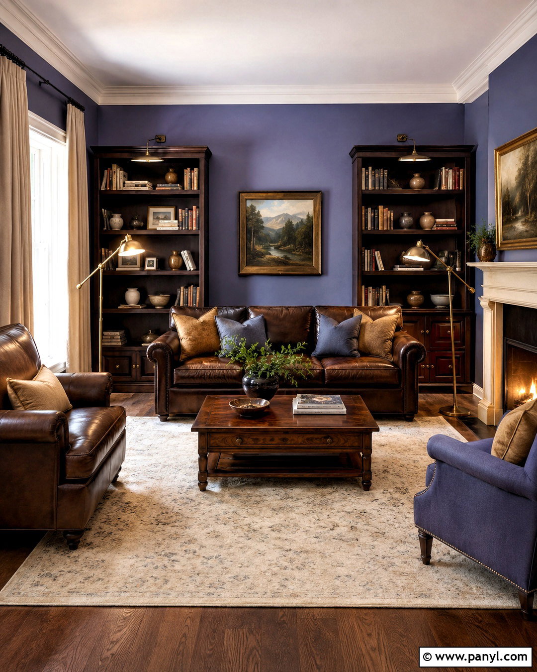 Periwinkle And Chocolate Brown Color Palette - 20 periwinkle color palette ideas