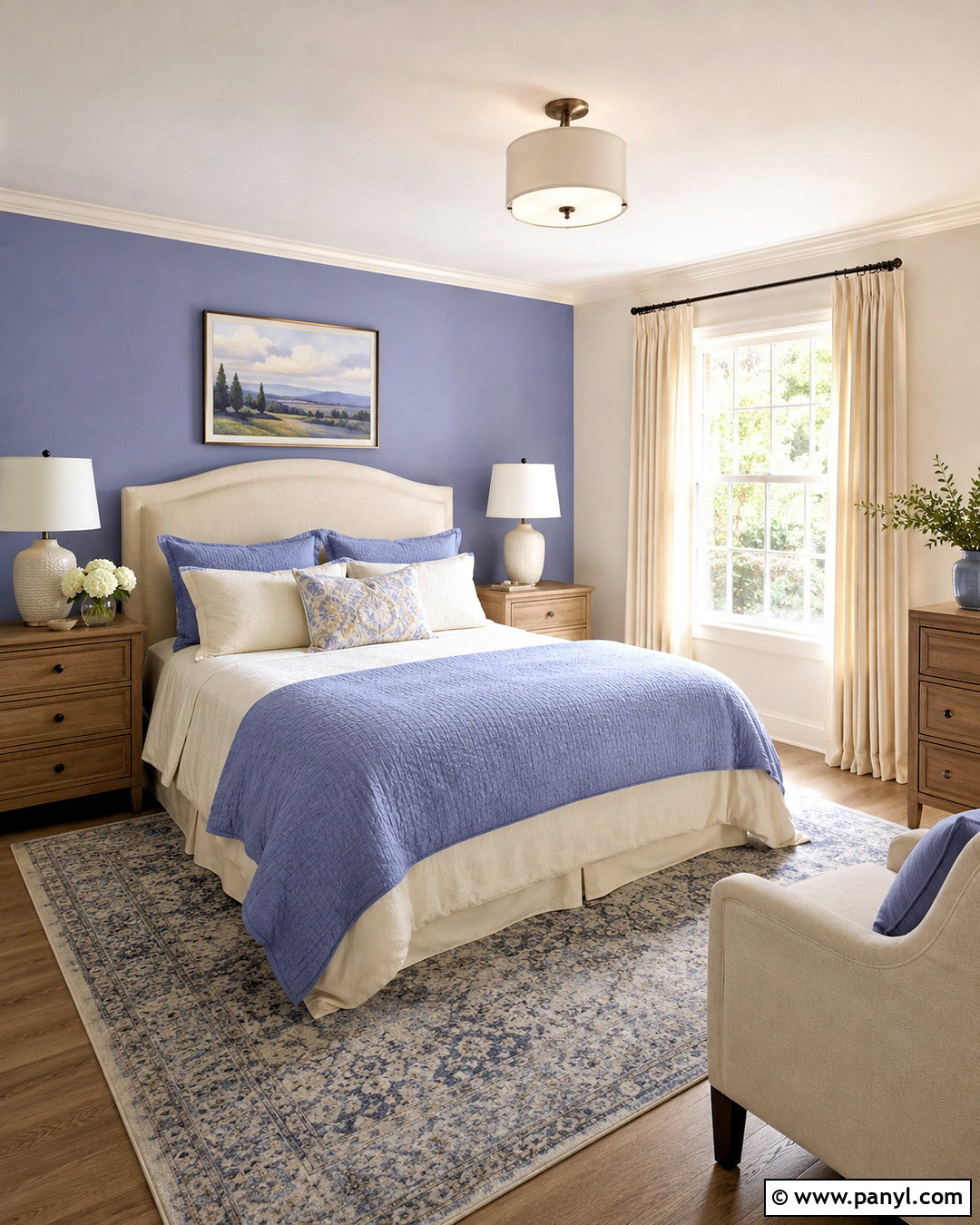 Periwinkle And Cream Bedroom - 20 periwinkle colour ideas