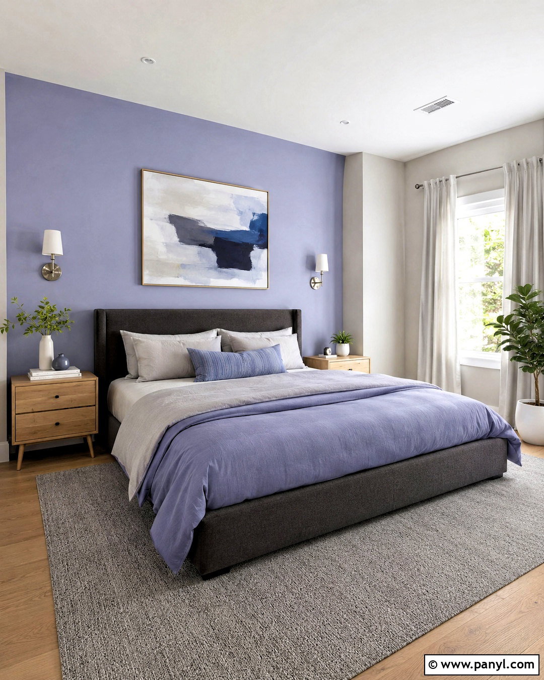 Periwinkle And Gray Bedroom - 20 periwinkle bedroom ideas